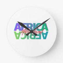AFRIQUE : Patrie - Horloge murale