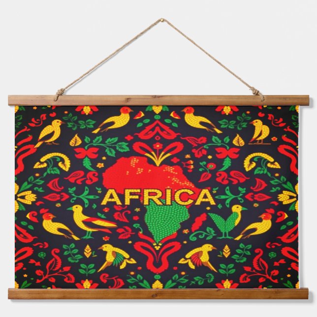 AFRIQUE Suspendu la tapisserie (Devant)