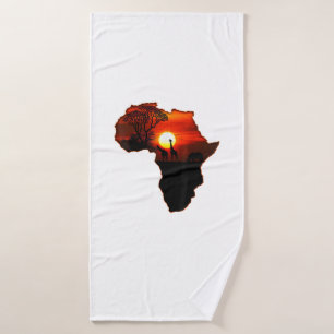 Afrique T Carte Chemise De L'Afrique Le Soleil Sud
