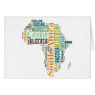 Afrique Word Art