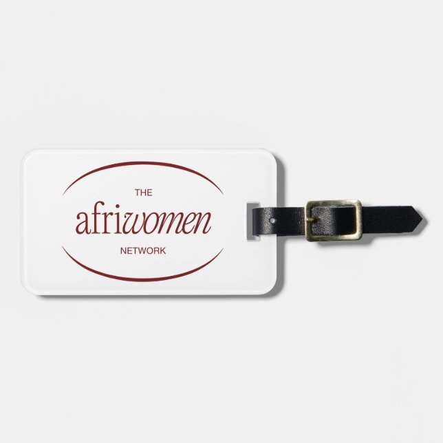 AfriWomen-Gepäckmarke Gepäckanhänger (Vorderseite horizontal)