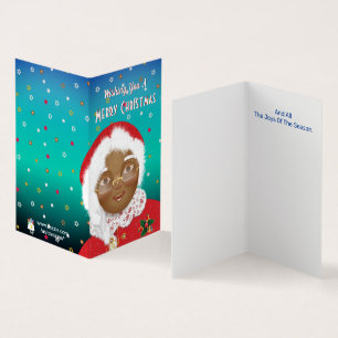 Afro-Américain Mme Claus Noël