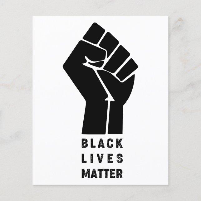 Afro-Amerikaner frischen schwarzen Leben Materie S Flyer (Vorne)