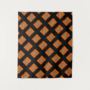 AFRO ART ABORIGINAL TYPE DESIGN WANDTEPPICH