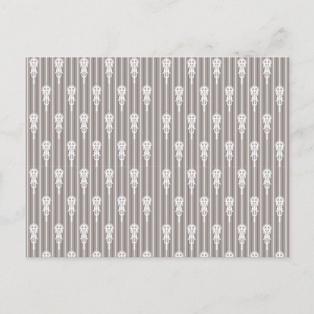 Afro Aygebam Lalibela Cross Pattern Postkarte (Vorderseite)