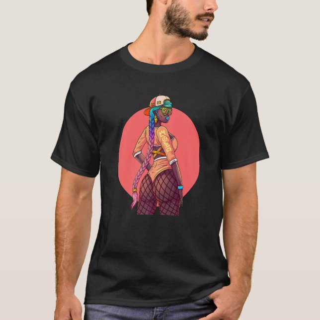 Afro Black Women Black History Mont African Ameri T-Shirt (Vorderseite)