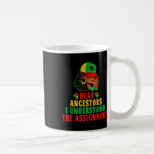 Afro Black Women Melanin Königin Juneteenth Liebe  Kaffeetasse