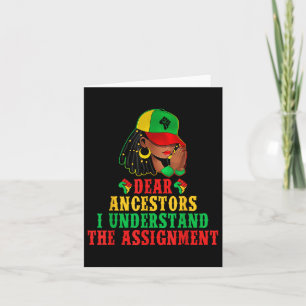 Afro Black Women Melanin Königin Juneteenth Liebe Karte