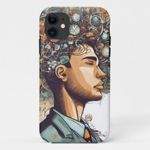 Afro Boho Queen - farbenfrohe Kunst Case-Mate iPhone Hülle