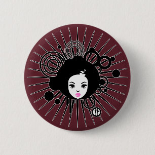 Afro Button