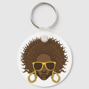 Afro Cool Schlüsselanhänger