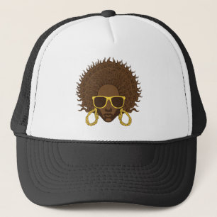 Afro cool truckerkappe