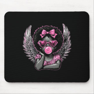 Afro Cupid With Sungles Blowing Bubble Gum Valenti Mousepad