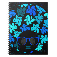 Afro Diva Blau