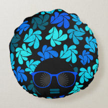 Afro Diva Blau