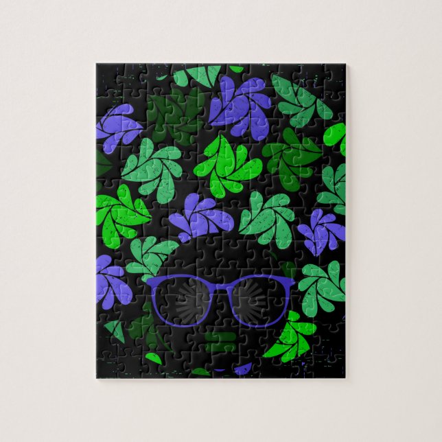 Afro Diva Green & Blue (Vertikal)