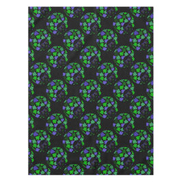 Afro Diva Green & Blue Tischdecke