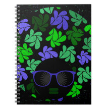 Afro Diva Grün & Blau