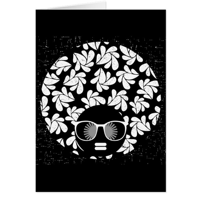 Afro Diva Noir & Blanc (Devant)