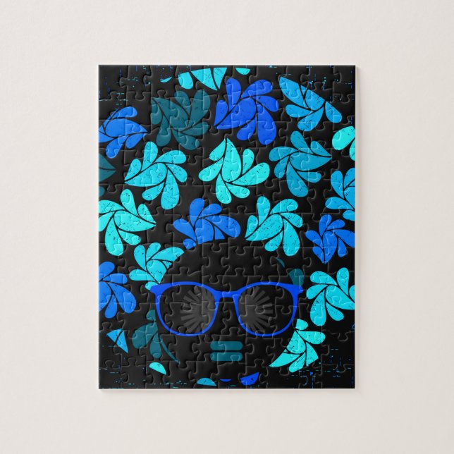 Afro Diva Turquoise Aquamarin (Vertikal)