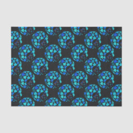 Afro Diva Turquoise Aquamarine Geschenkartikel Seidenpapier