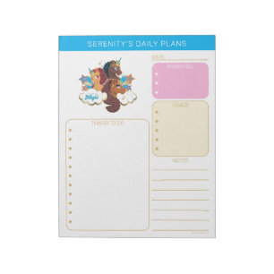 Afro-Einhorn „Aus Magie gemacht“ Trio-Design Notizblock