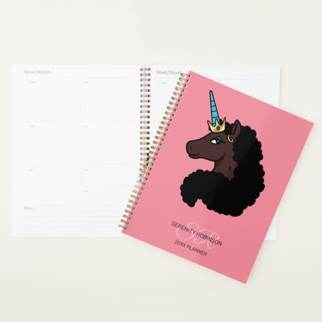 Afro Einhorn | Magical Planer (Anzeige)