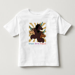 Afro-Einhorn-Trio: Einzigartig, Göttlich und Magis Kleinkind T-shirt