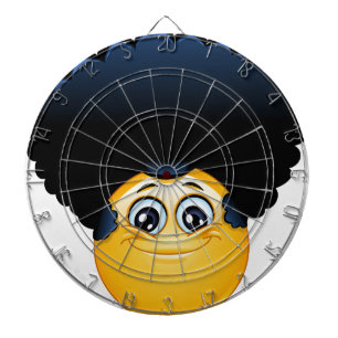 Afro-Emoji Dartscheibe