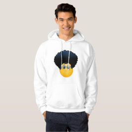 afro emoji mens hoodie hoodie Sweatshirt hoody