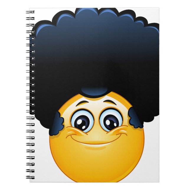 afro emoji notizblock (Vorderseite)