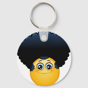 afro emoji schlüsselanhänger