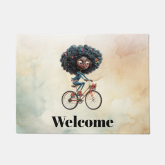 Afro-Fahrrad Fußmatte