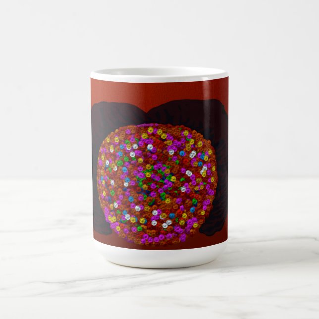 Afro Floral Kaffeetasse (Mittel)