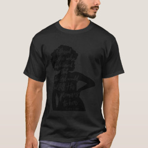 Afro-Frau Christlich Gesegnet Ist Sie Die Geglaubt T-Shirt