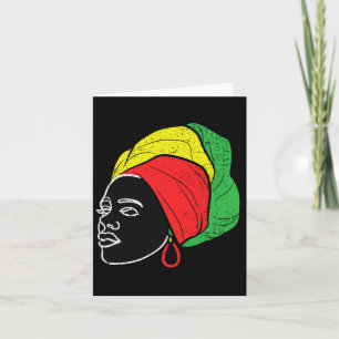 Afro Frauen Schwarze Geschichte Monat Farbe Männer Karte