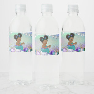 Afro-Frisur-Juwel-Meerjungfrau-Baby-Shower