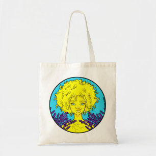 Afro Gemini Girl Tote Bag