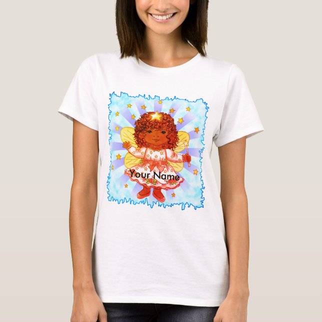 Afro Girl Fairy T - Shirt (Vorderseite)