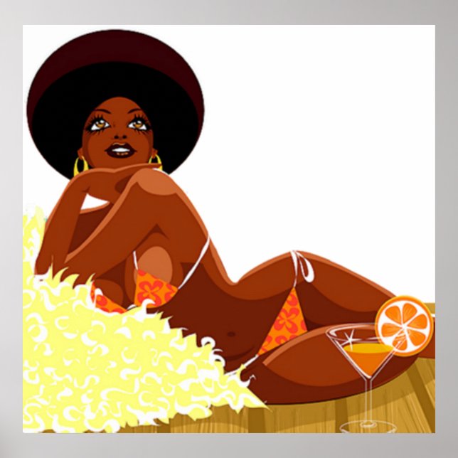 Afro Goddess Poster (Vorne)