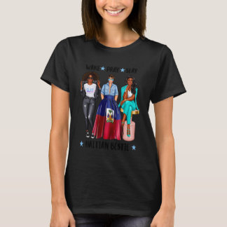 Afro Haitian Bestie Best Friend From Haiti T-Shirt