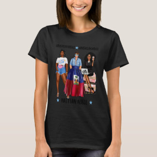 Afro Haitian Niece With Haitia Afro Family T-Shirt