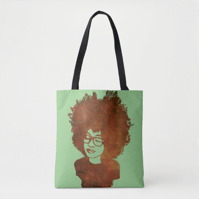 Afro Happy Tasche (Vorderseite)