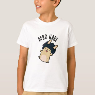 Afro Hare Funny Rabbit mit Afro Puff T-Shirt