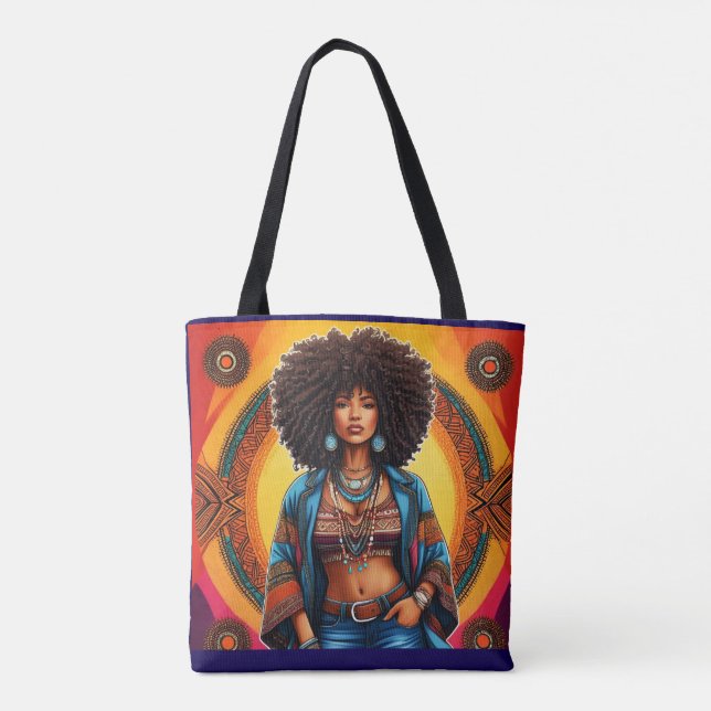 Afro Indigene Tasche (Rückseite)