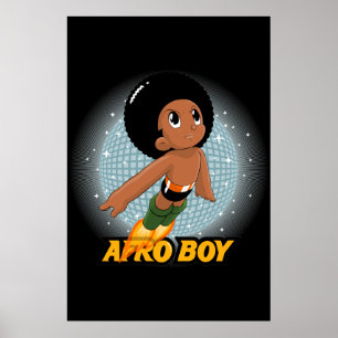Afro-Junge Poster