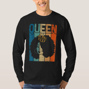 Afro Königin Melanin Schwarze Frau Magie Schwarze T-Shirt