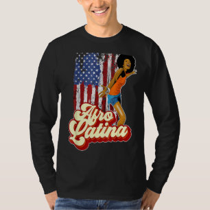 Afro Latina America Flag nach dem lateinamerikanis T-Shirt