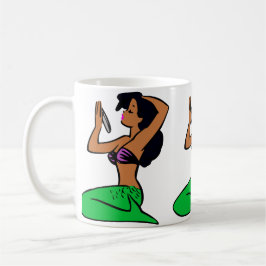 afro latina mermaid kaffeetasse
