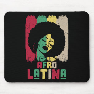 Afro Latina Stolze Schwarze Frauen Juneteenth Afri Mousepad
